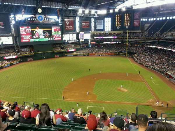 Chase Field, section: 322, row: 15