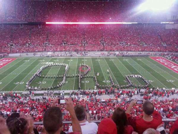 Ohio Stadium, section: 21c, row: 4, seat: 8
