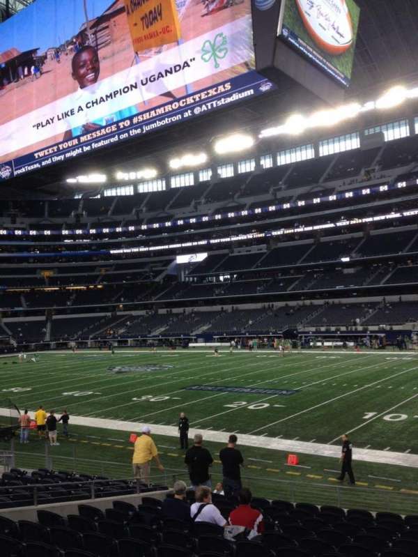AT&T Stadium, section: C107, row: 11, seat: 9