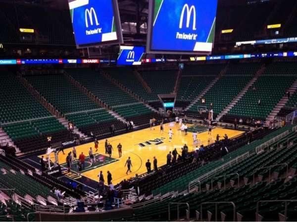 Delta Center, section: 10, row: 15, seat: 8