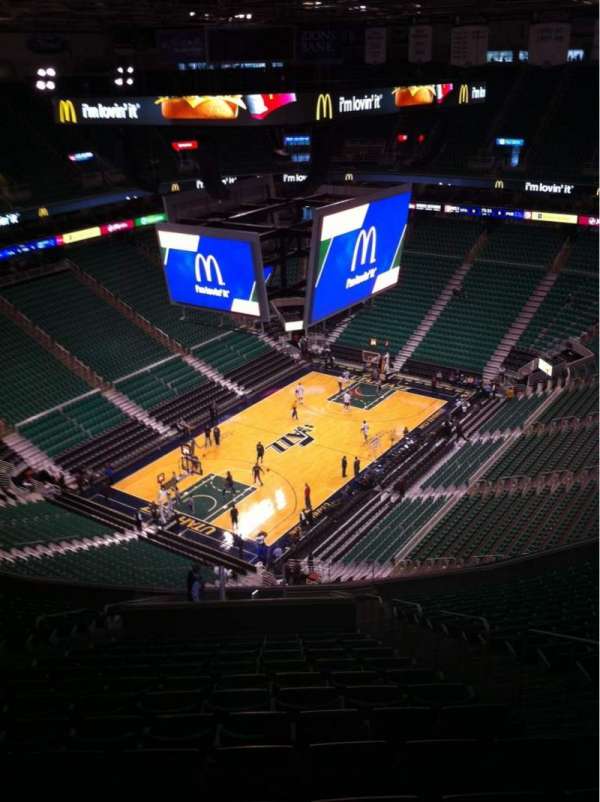 Delta Center, section: 118, row: 20, seat: 4