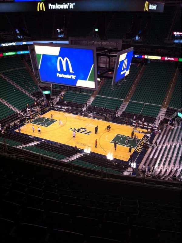 Delta Center, section: 129, row: 15, seat: 7