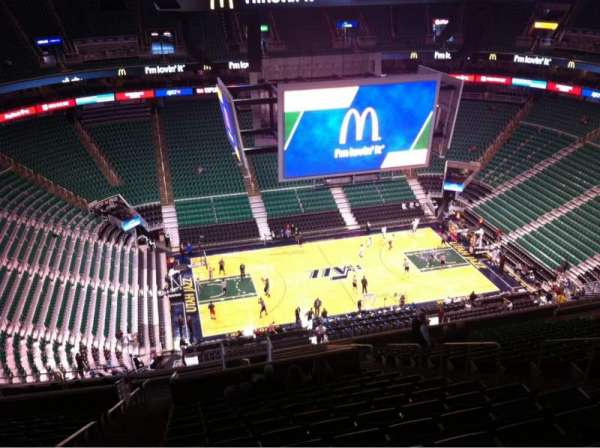 Delta Center, section: 114, row: 20, seat: 8