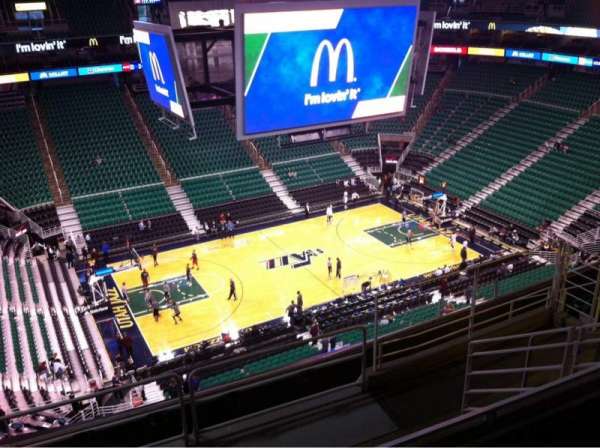Delta Center, section: 115, row: 8, seat: 6