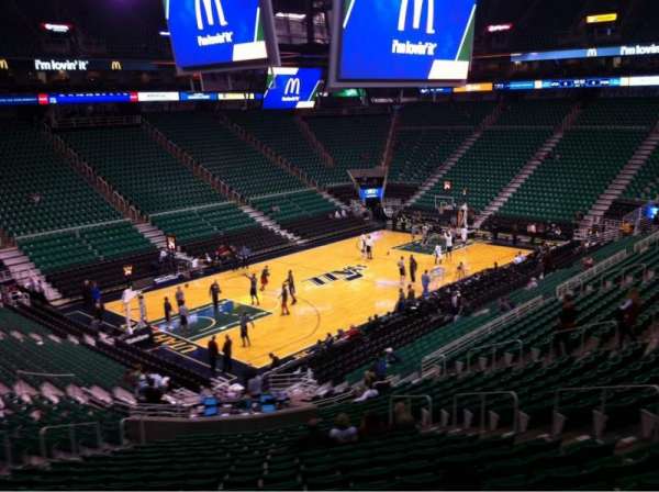 Delta Center, section: 10, row: 18, seat: 11