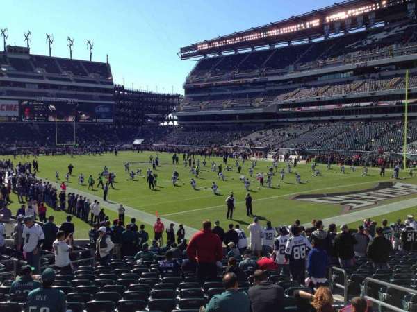 Lincoln Financial Field, section: 126, row: 19, seat: 5