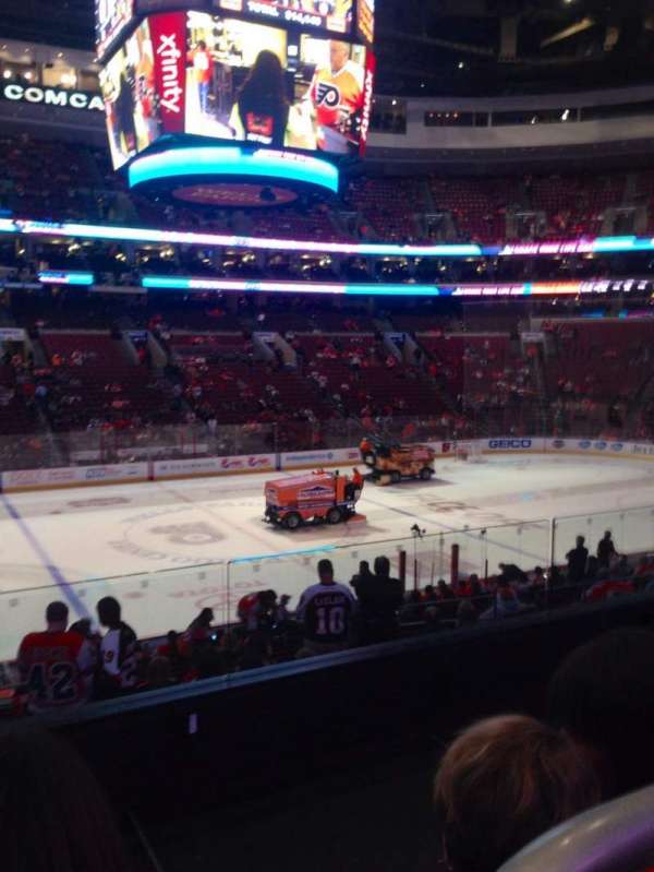 Xfinity Mobile Arena, section: 124, row: 21, seat: 3