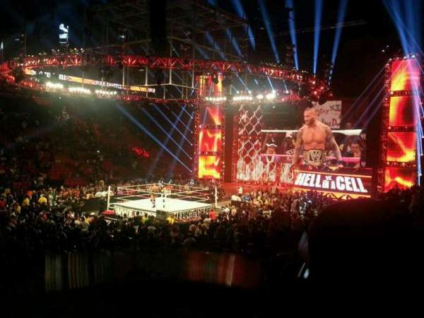 Kaseya Center, section: 109, row: 17, seat: 9