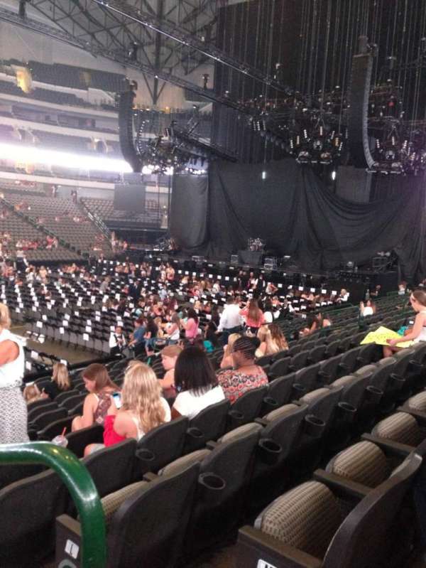 American Airlines Center, section: 108, row: N, seat: 1