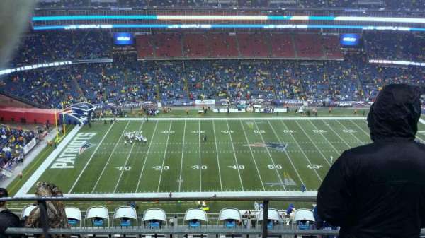 Gillette Stadium, section: 333, row: 10, seat: 11