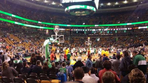 TD Garden, section: 5, row: 2, seat: 3