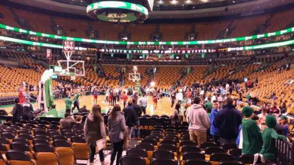 TD Garden, section: 5, row: 2, seat: 3