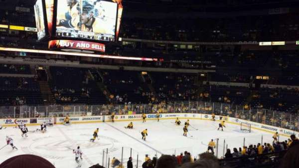 Bridgestone Arena, section: 115, row: C, seat: 16