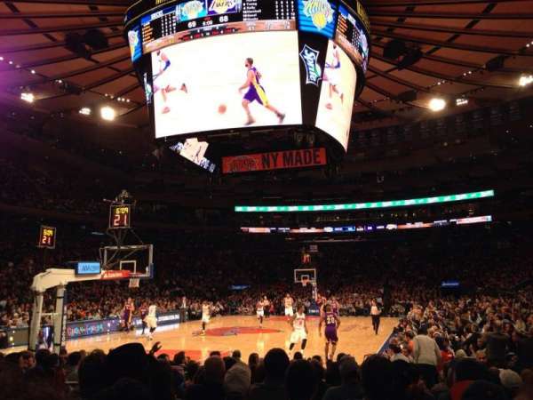 Madison Square Garden, section: 9, row: 11, seat: 8