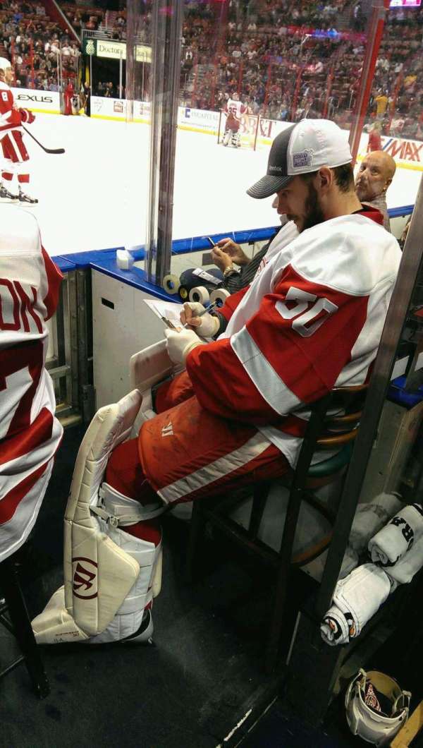 Amerant Bank Arena, section: 134, row: 1, seat: 7
