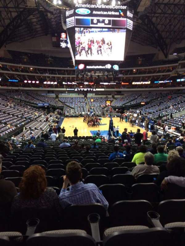 American Airlines Center, section: 101, row: S, seat: 9