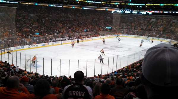 Xfinity Mobile Arena, section: 109, row: 25, seat: 17