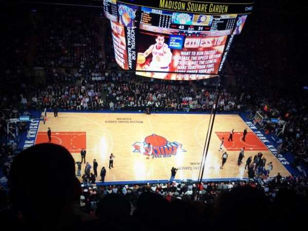 Madison Square Garden, section: 312, row: 2, seat: 18