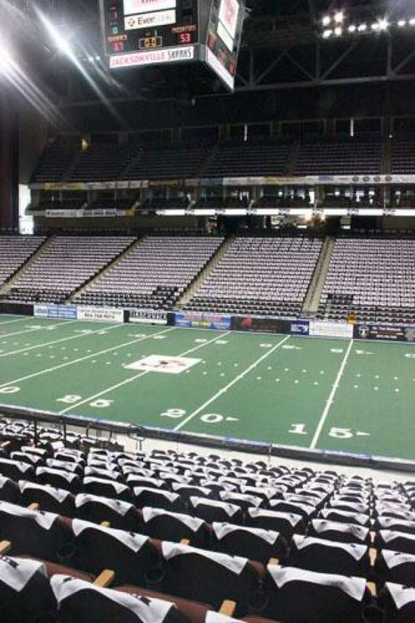 VyStar Veterans Memorial Arena, section: 113, row: L, seat: 8