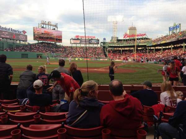 Fenway Park, section: Field Box 49, row: D, seat: 2