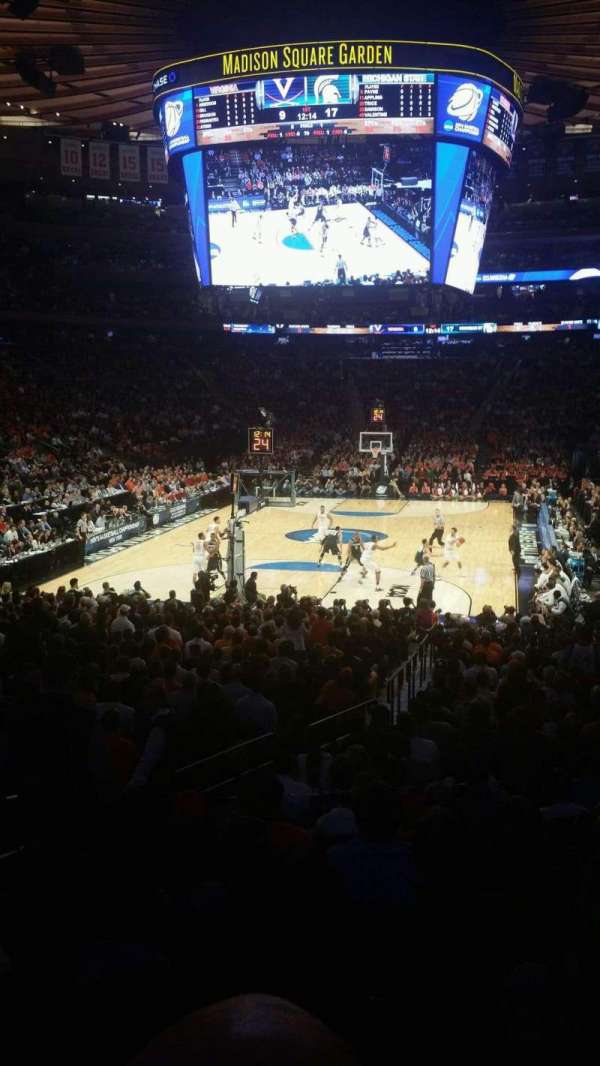 Madison Square Garden, section: 103, row: 14, seat: 2