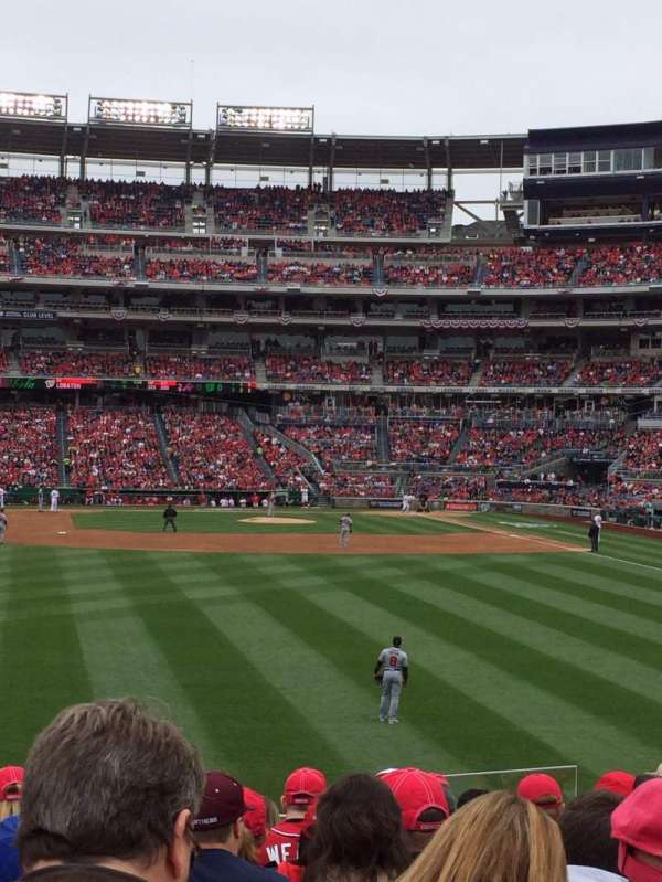 Nationals Park, section: 103, row: N, seat: 5