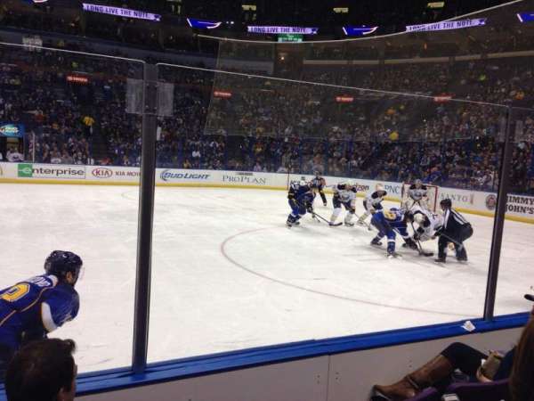 Enterprise Center, section: 115, row: D, seat: 6