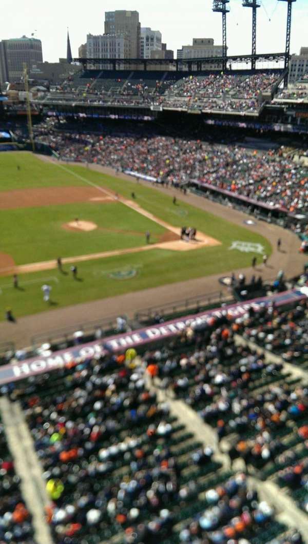 Comerica Park, section: 334, row: A, seat: 8