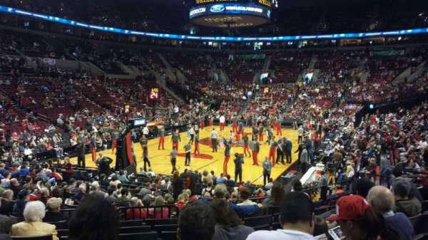 Moda Center, section: 105, row: j, seat: 13