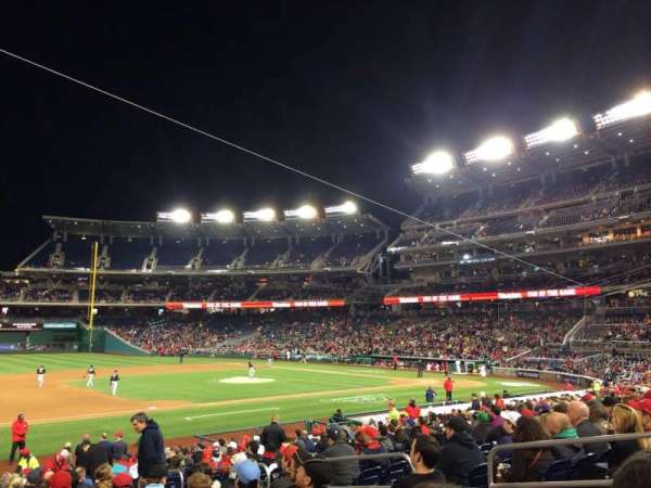 Nationals Park, section: 114, row: Z, seat: 8