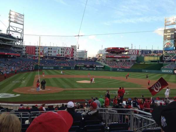 Nationals Park, section: 126, row: F, seat: 4