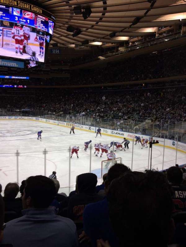 Madison Square Garden, section: 111, row: 11, seat: 11