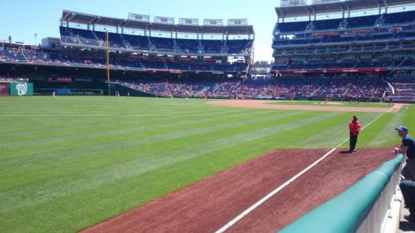 Nationals Park, section: 108, row: N, seat: 13