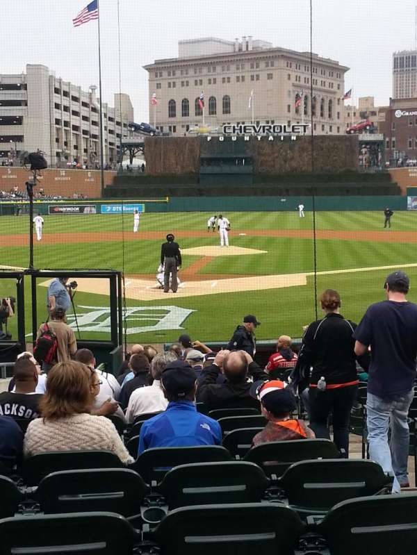 Comerica Park, section: 127, row: 19, seat: 4