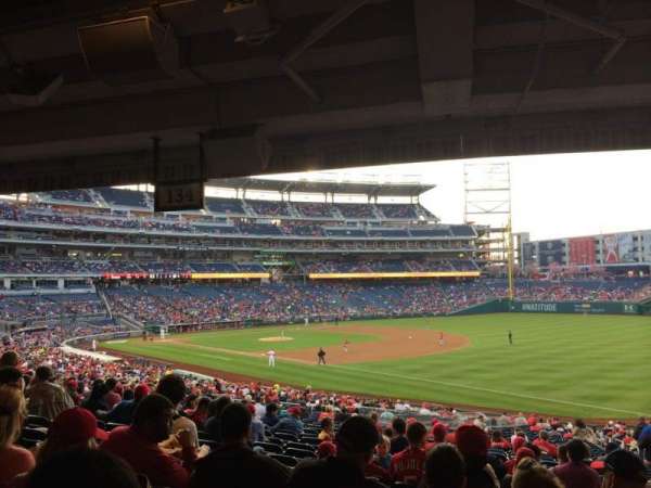 Nationals Park, section: 134, row: UU, seat: 6