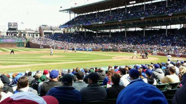 Wrigley Field, section: 111, row: 2, seat: 11