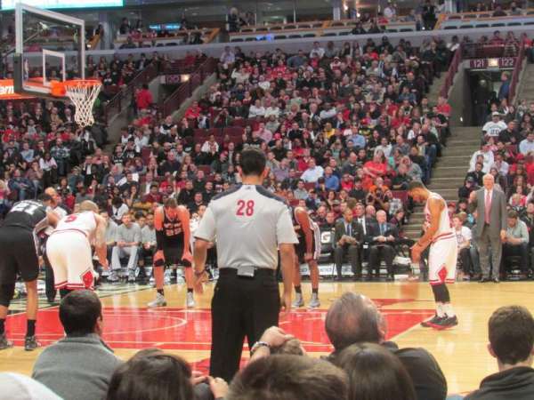 United Center, section: 112, row: 2, seat: 9