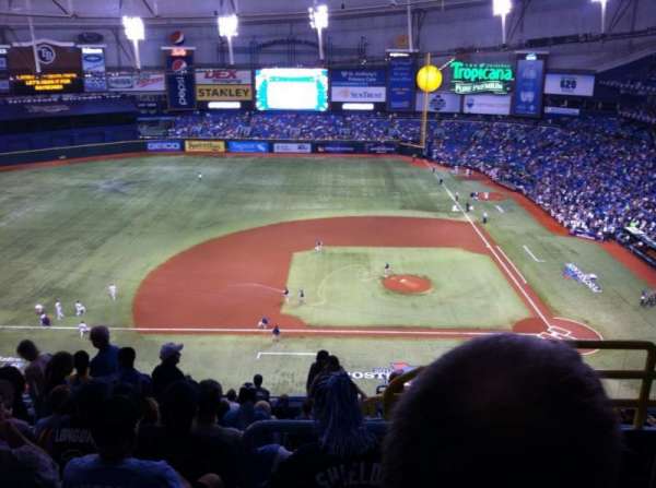 Tropicana Field, section: 311, row: Q, seat: 23