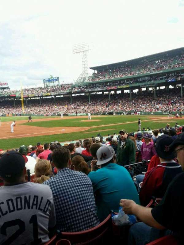 Fenway Park, section: Loge Box 155, row: DD, seat: 5