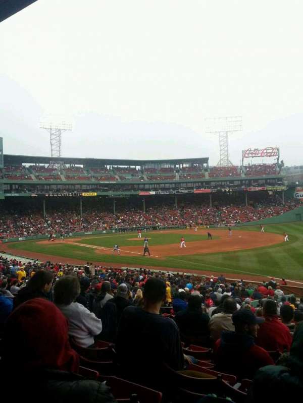 Fenway Park, section: Grandstand 10, row: 1, seat: 1
