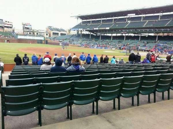 Wrigley Field, section: 108, row: 1, seat: 12