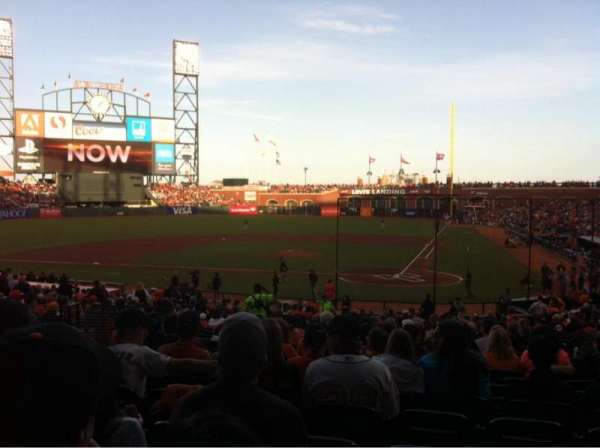 Oracle Park, section: 119, row: 31, seat: 8