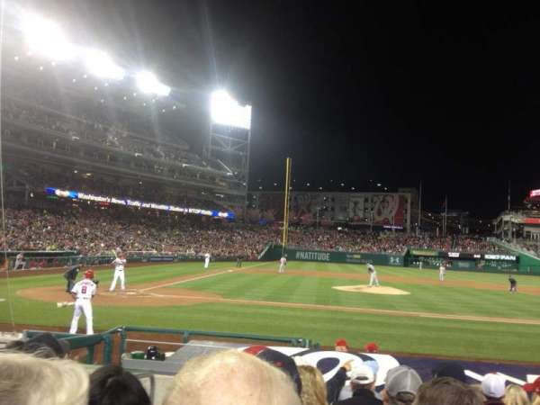 Nationals Park, section: 128, row: K