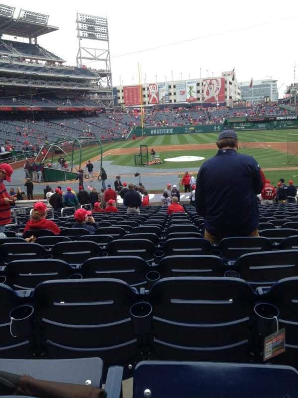 Nationals Park, section: 127, row: CC