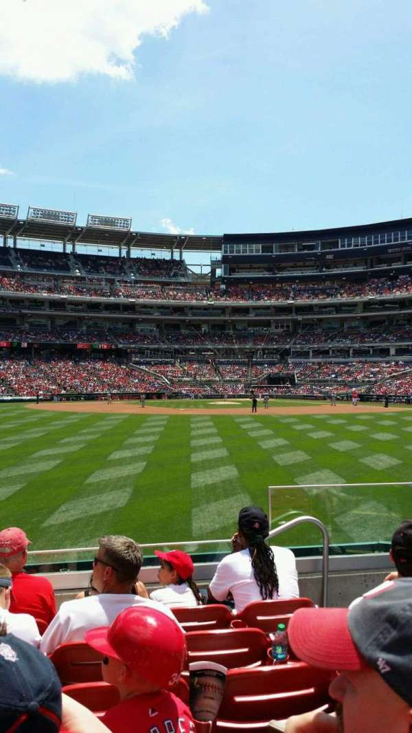Nationals Park, section: 100, row: F, seat: 9
