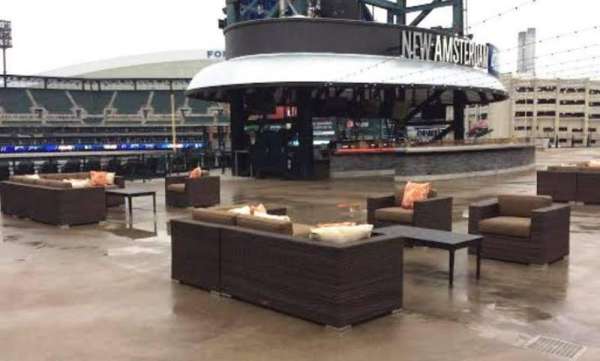 Comerica Park, section: Pepsi Porch, row: New Amsterda, seat: Open Air Seat