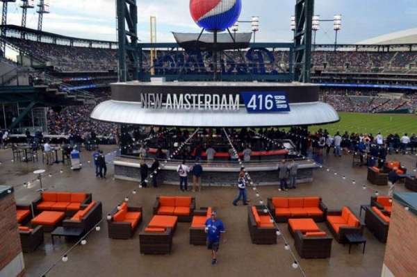 Comerica Park, section: Pepsi Porch