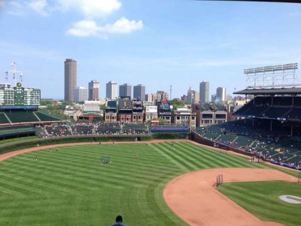 Wrigley Field, section: 408L, row: 2, seat: 14