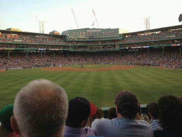 Fenway Park, section: Bleacher 34, row: 4, seat: 6