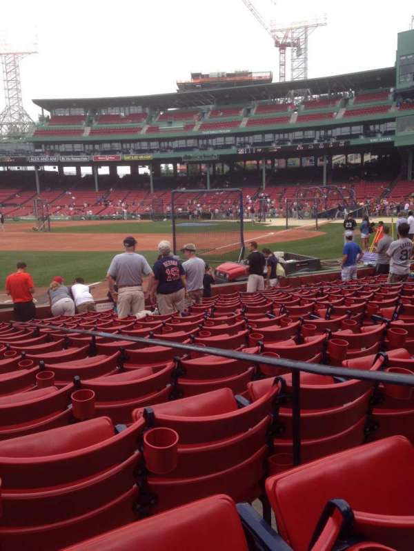 Fenway Park, section: Field Box 79, row: L, seat: 3